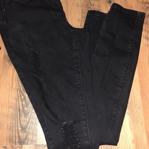 Black skinny jeans